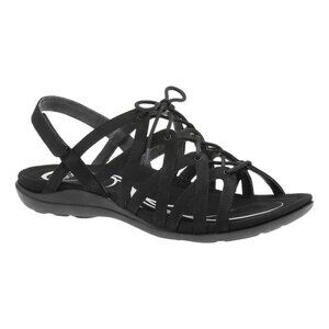 ABEO B.I.O.system "Brigita" Neutral Lace-up Sandals, Size 10